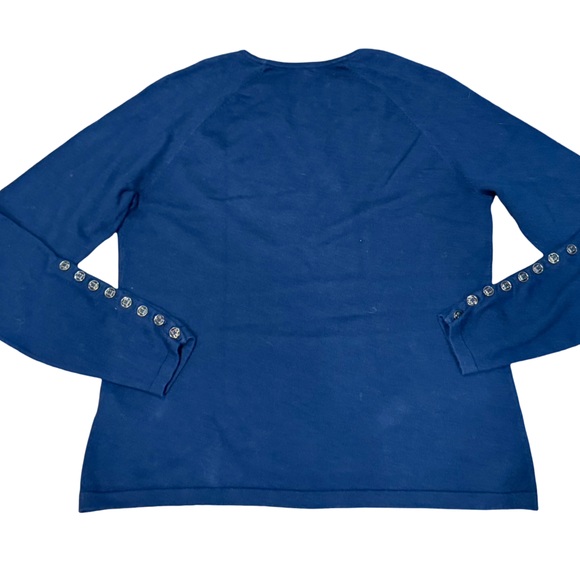 ✨ J. McLaughlin Jamey Sweater Navy Blue - Women’s Size Medium ✨ - Picture 11 of 15